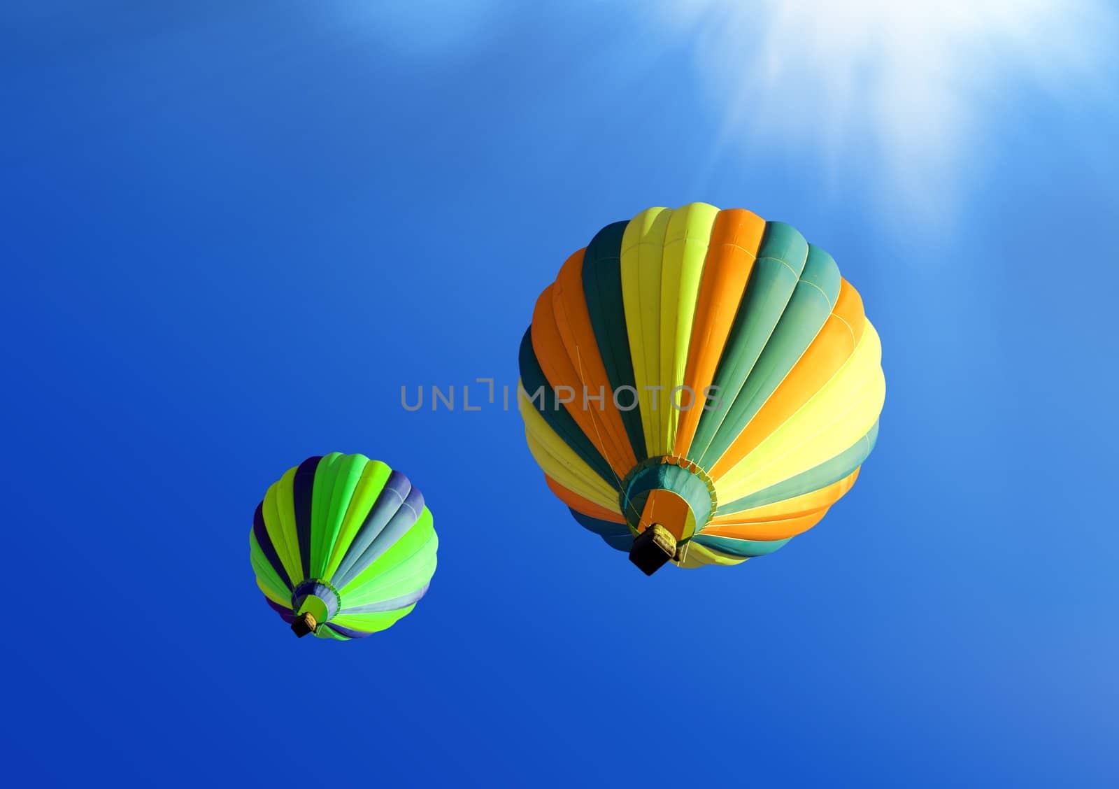 colorful air balloons by microolga