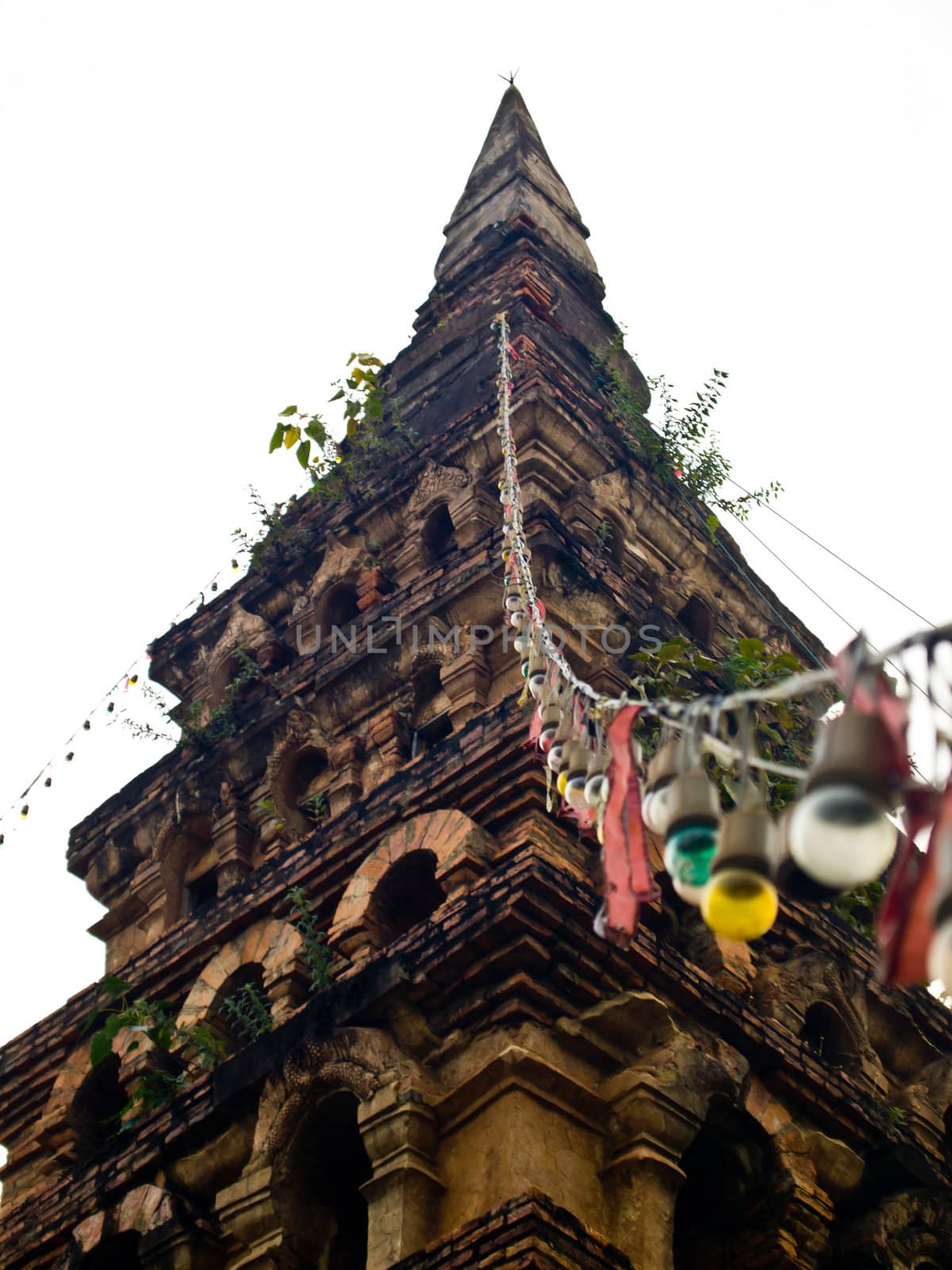 Old stupa in Wat Prayawat (Nan-Thailand)2 by gjeerawut