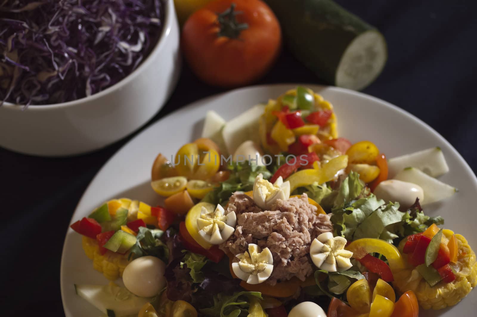 Tuna fish salad by mrfotos