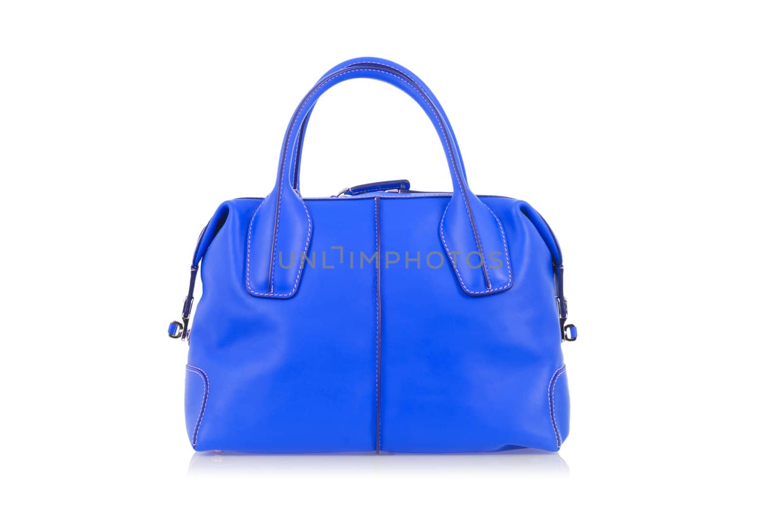 Elegant woman bag isolated on white