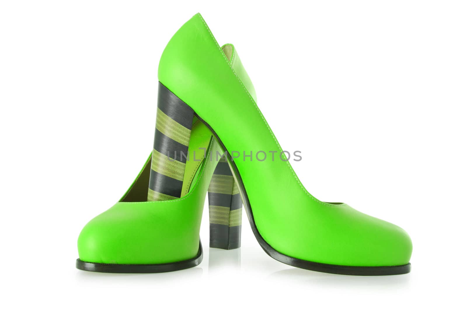 Woman shoes isolated on white