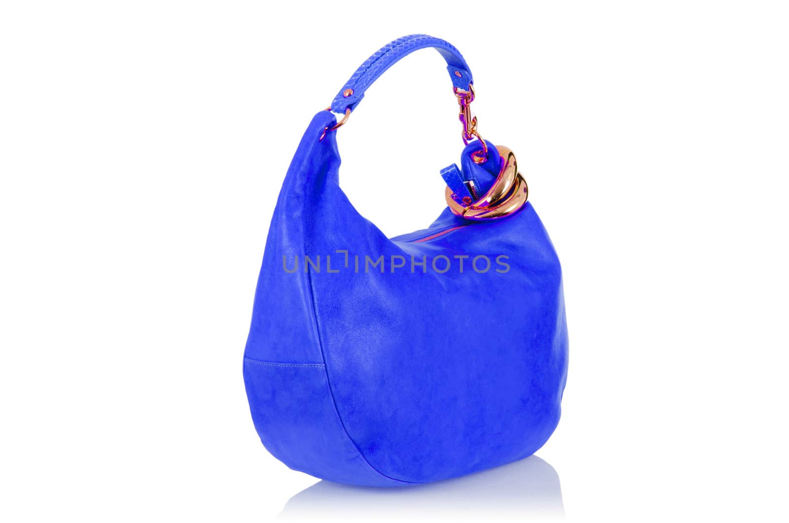 Elegant woman bag isolated on white