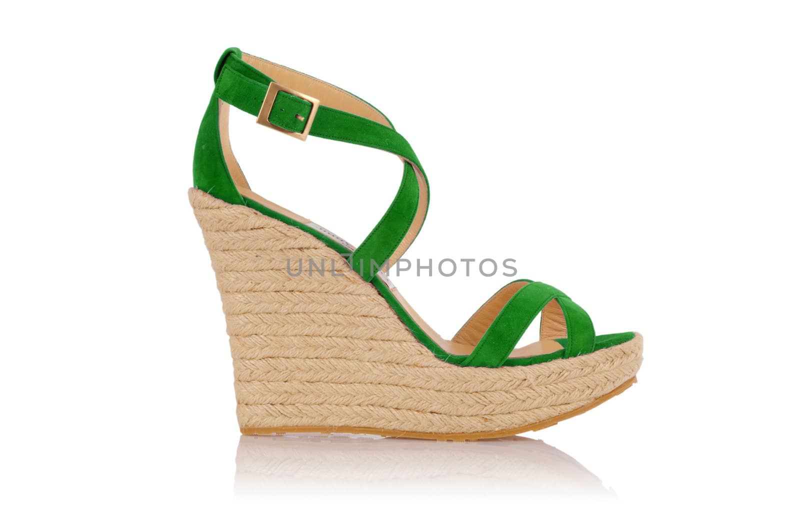 Woman shoes isolated on white
