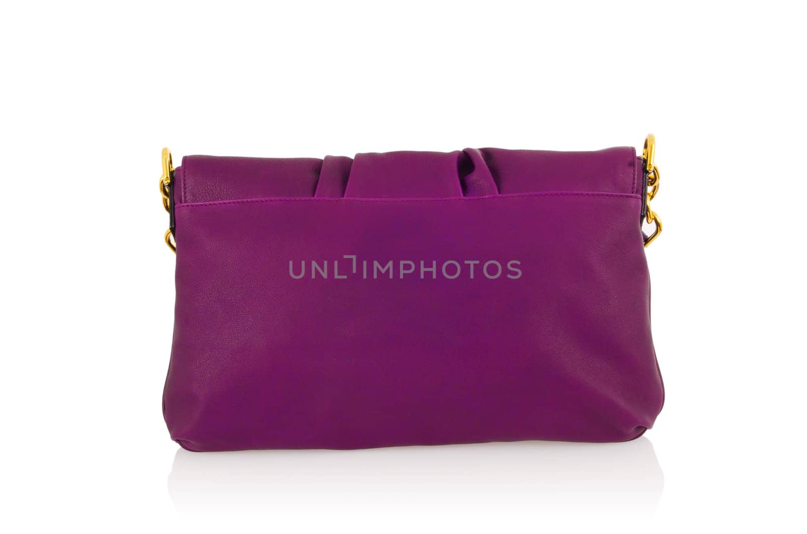Elegant woman bag isolated on white