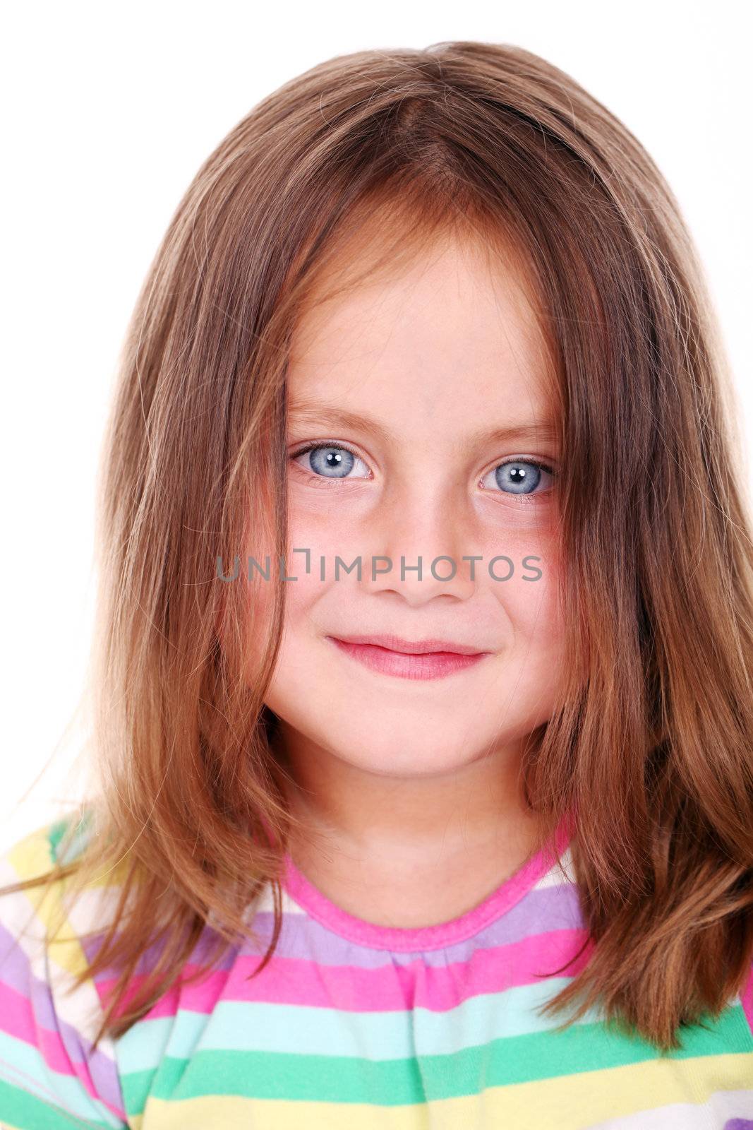 Portrait of Little girl smililng