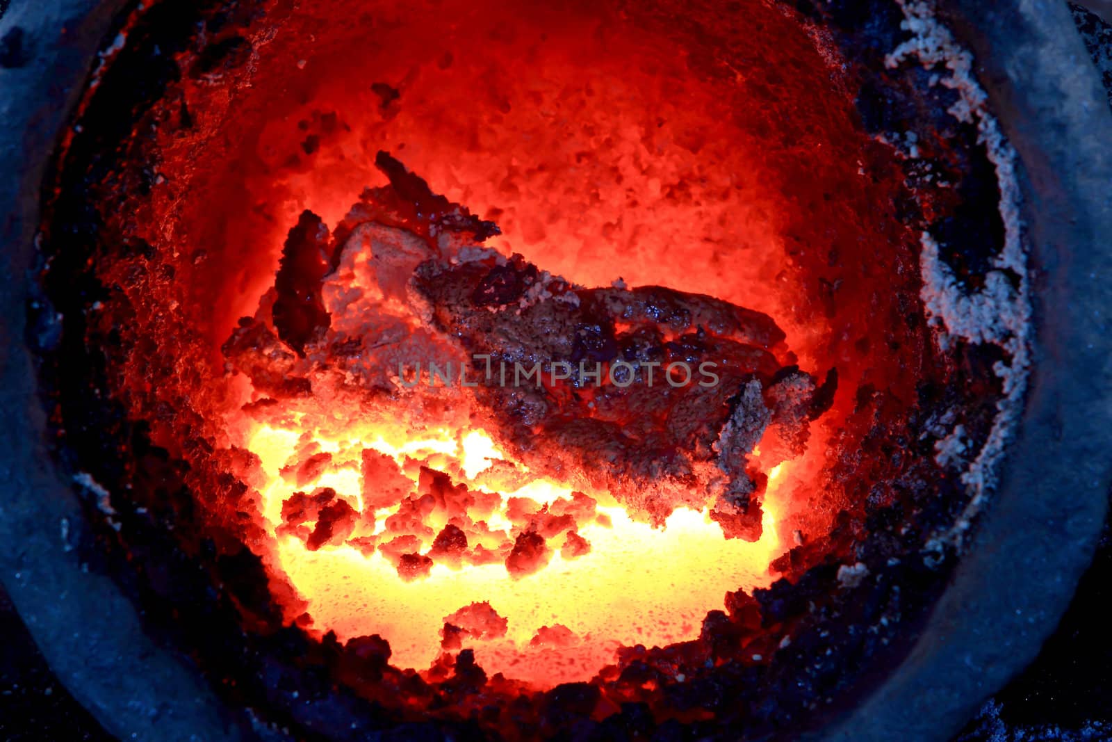 Liquid metal from blast furnace