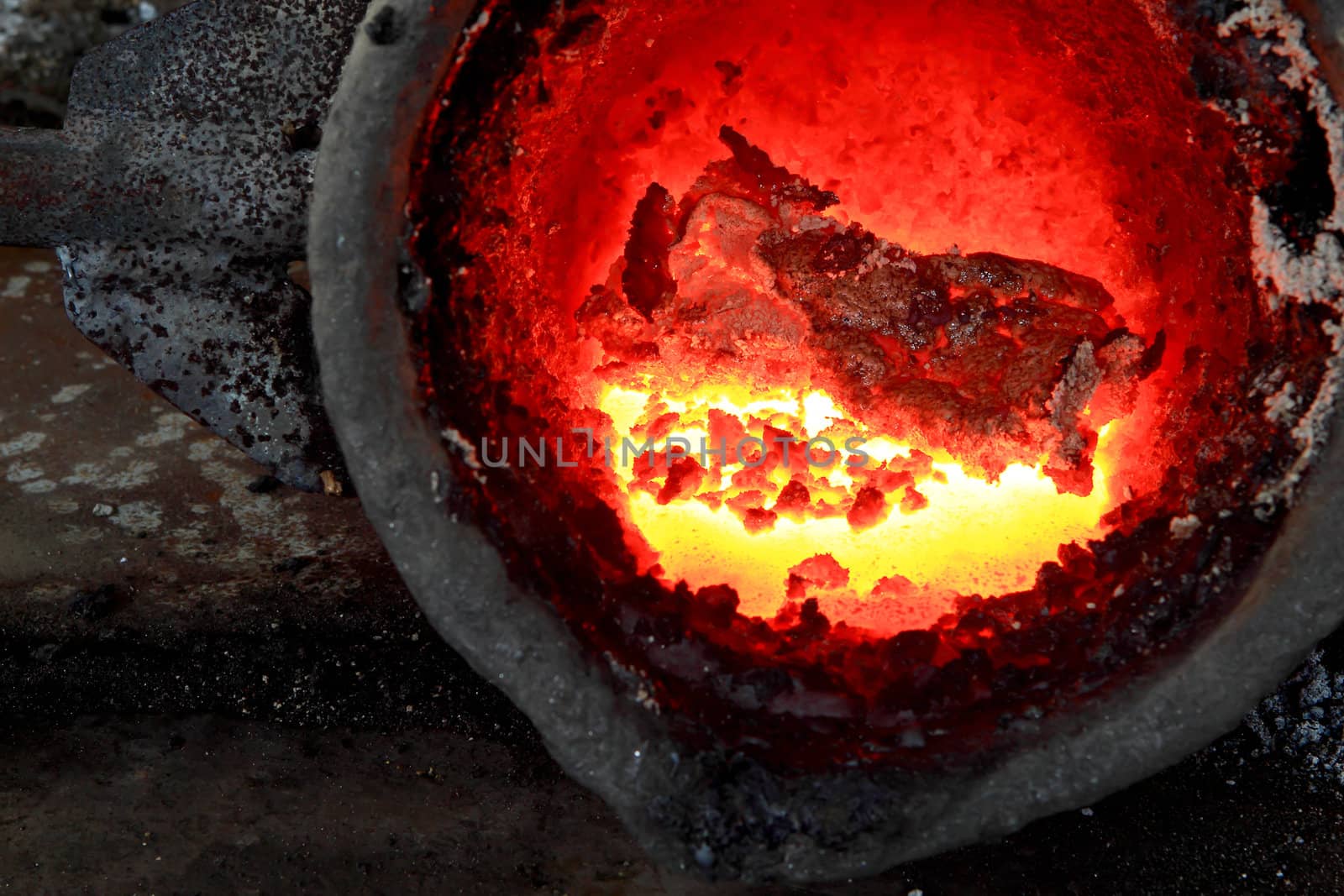 Liquid metal from blast furnace