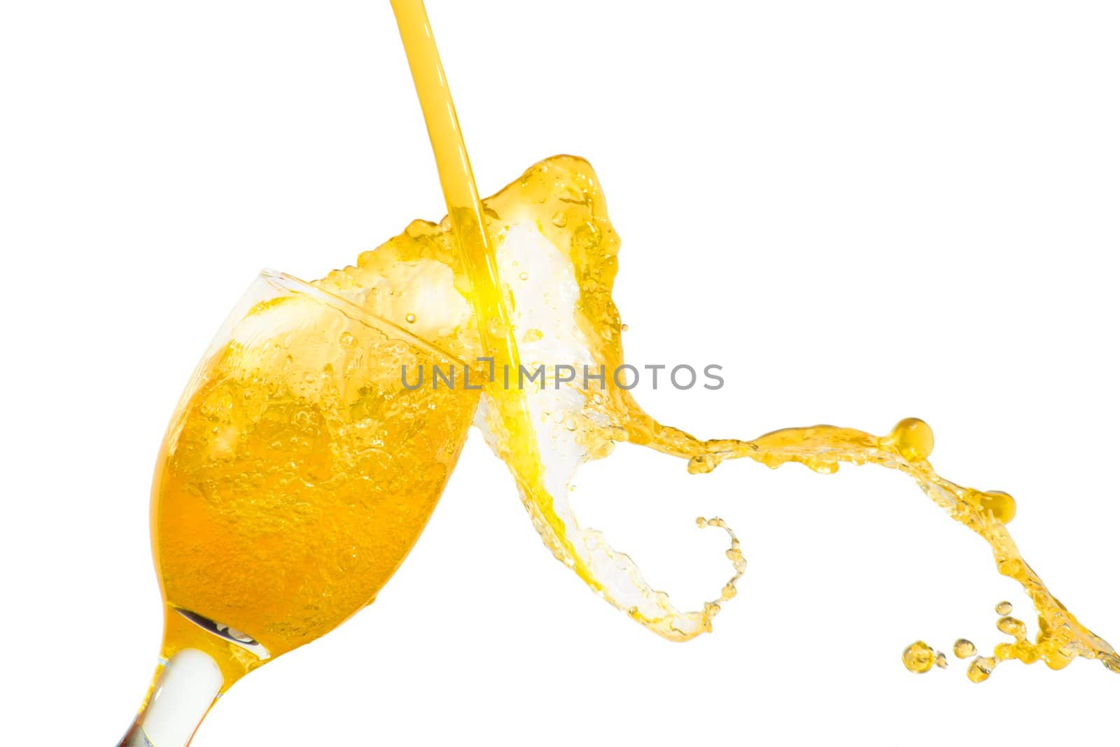glass of orange juice by adam121