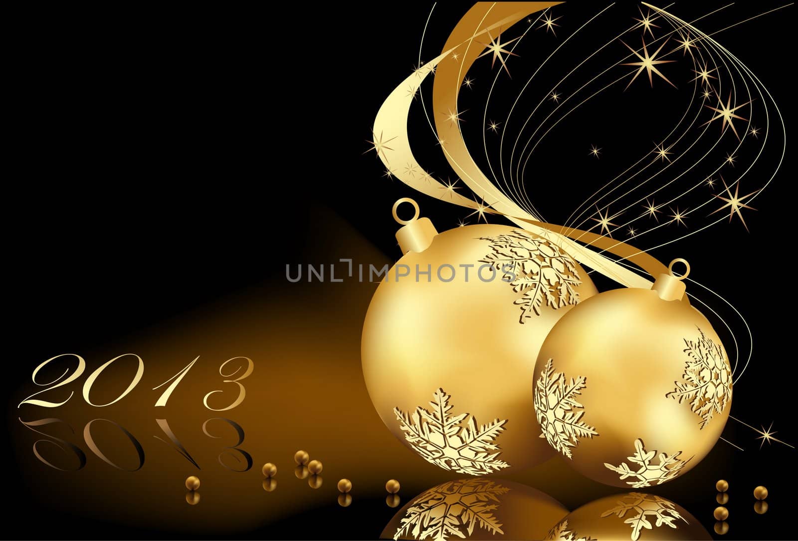 Gold Merry Christmas  background 