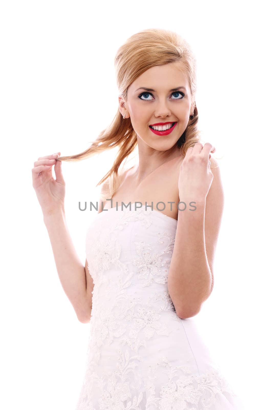 Happy young bride by rufatjumali