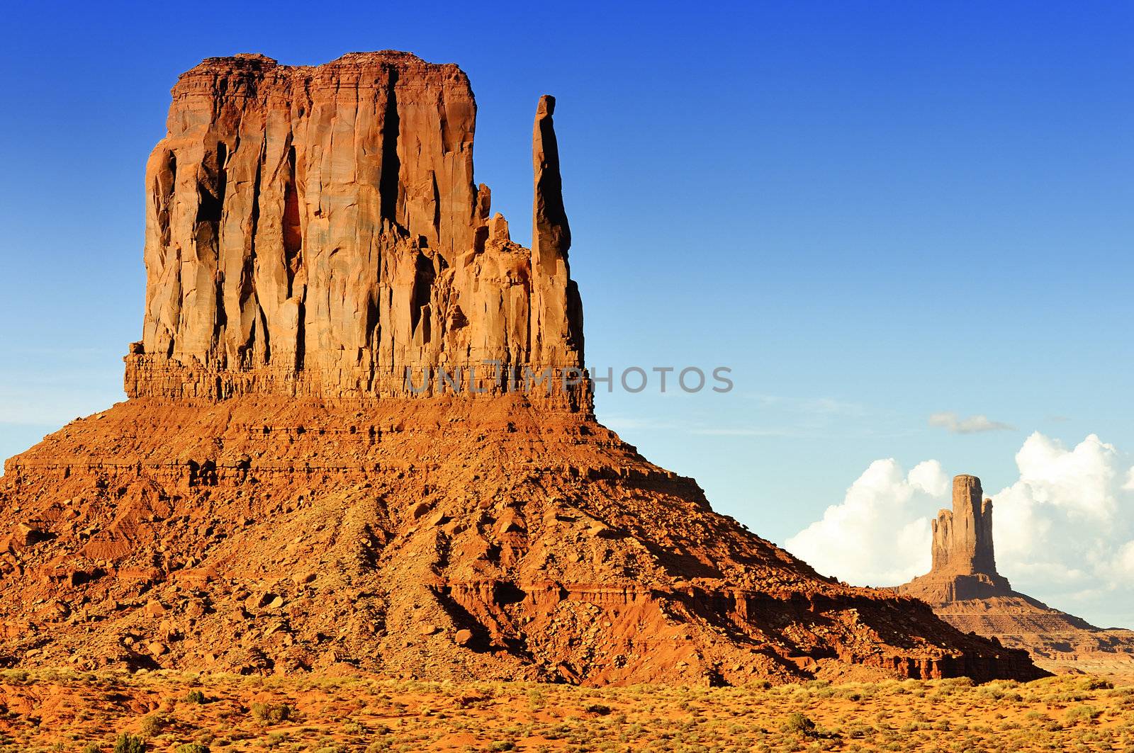 The unique landscape of Monument Valley, Utah, USA. 