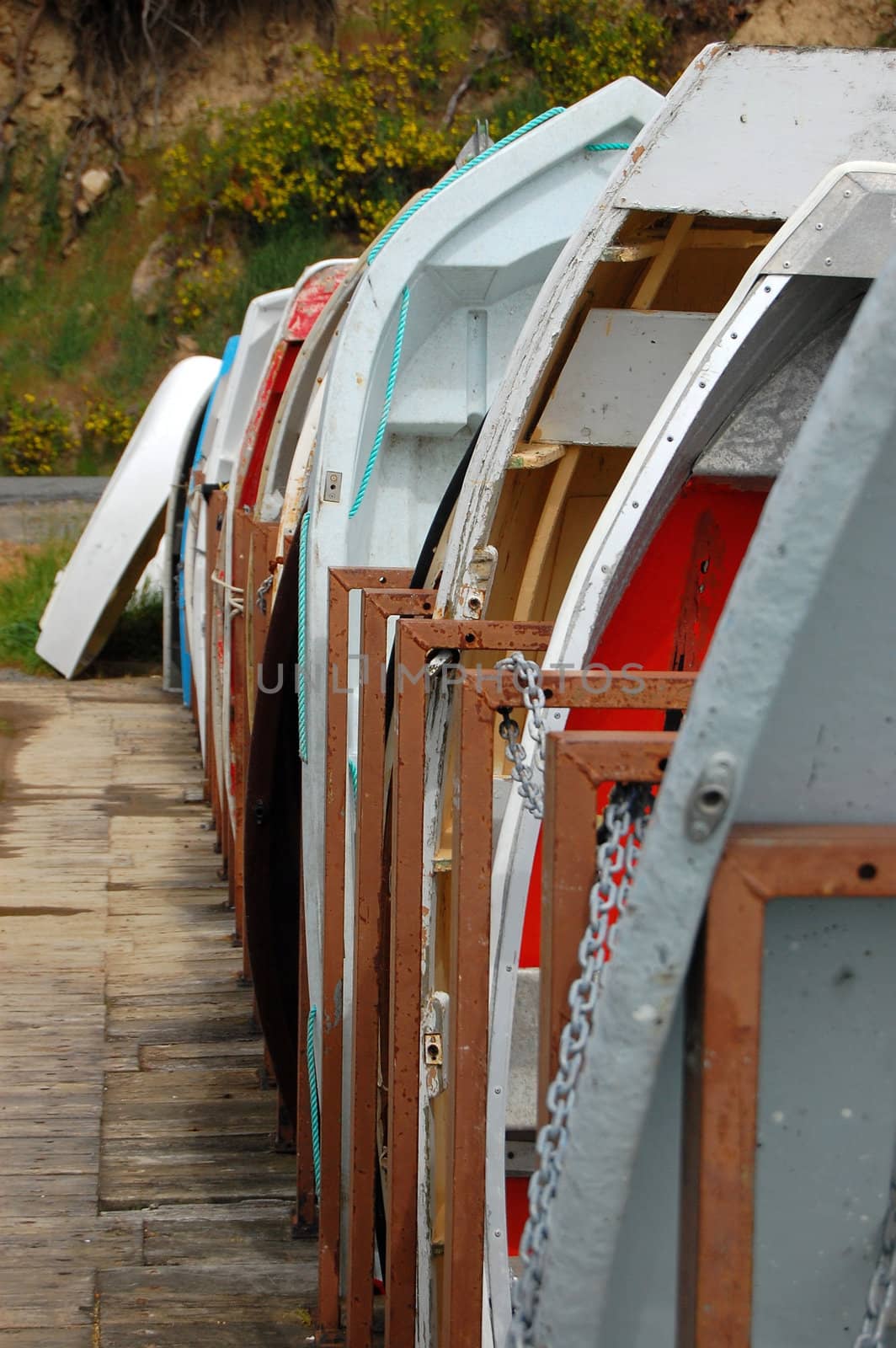 Boats on the pier by danemo