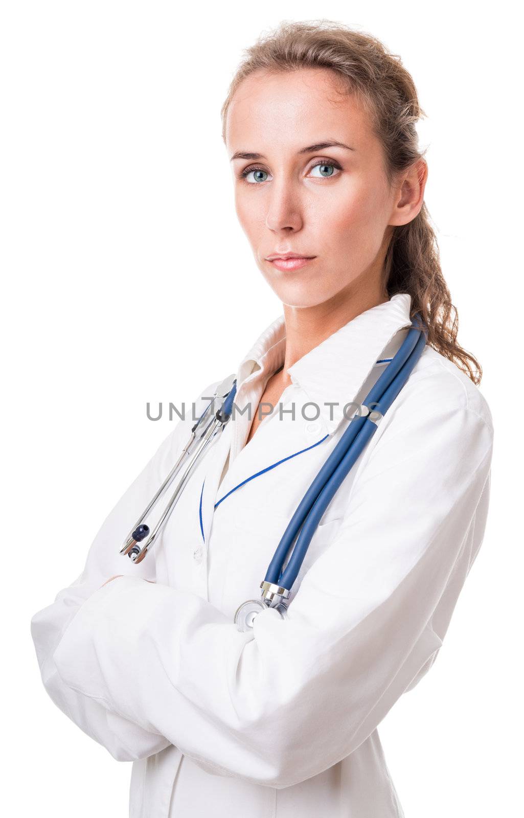 doctor with stethoscope by Sergieiev