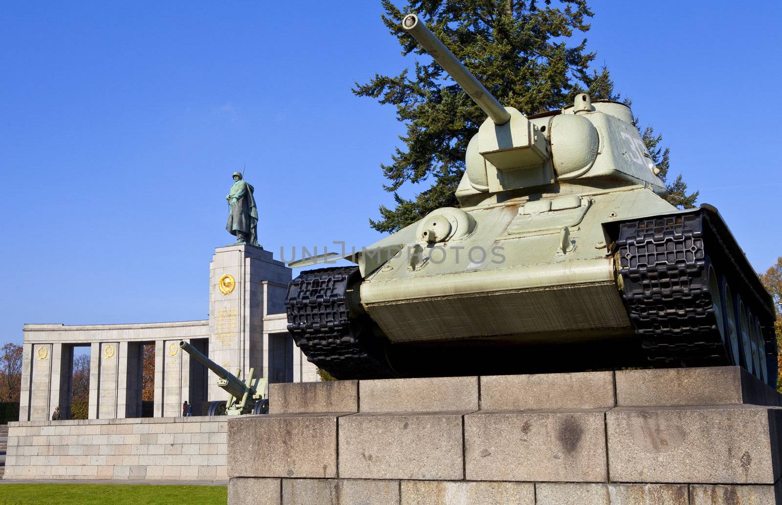 The Soviet/Russian War Memorial in Berlin's Tiergarten. 