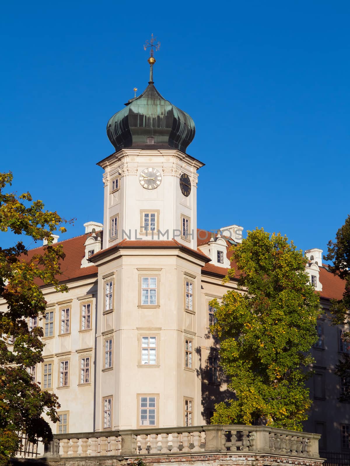 Public castle Mnisek pod Brdy, Czech republic