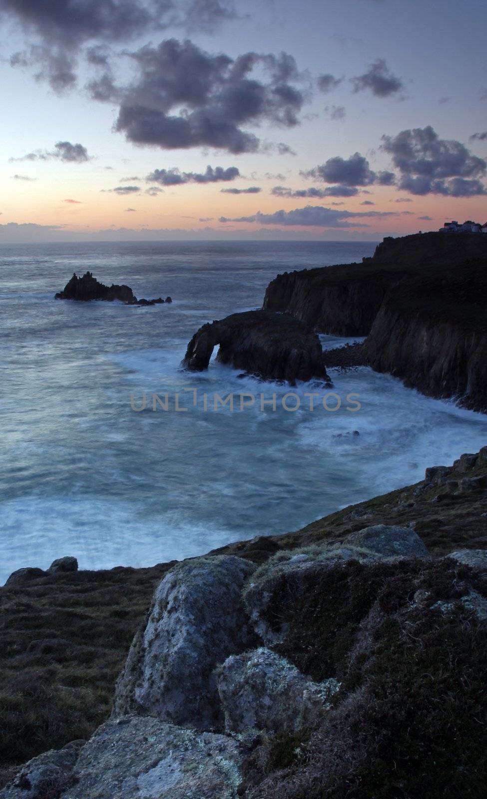 Lands End,Cornwall,from a cliff top by olliemt