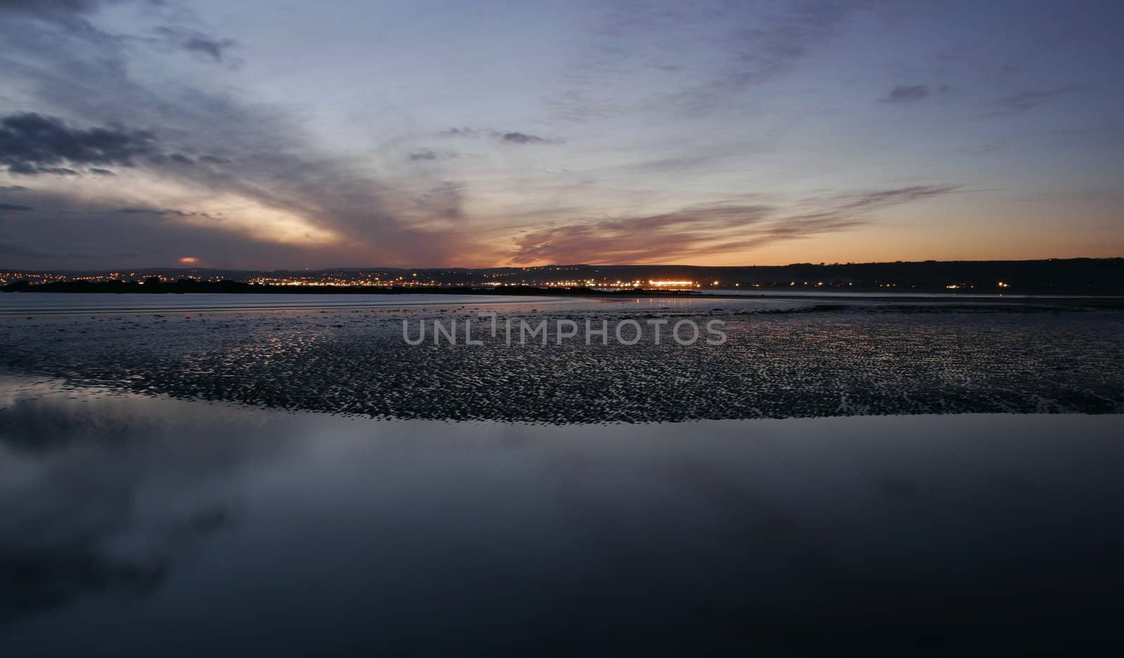 Marazion, Cornwall, at sunset by olliemt