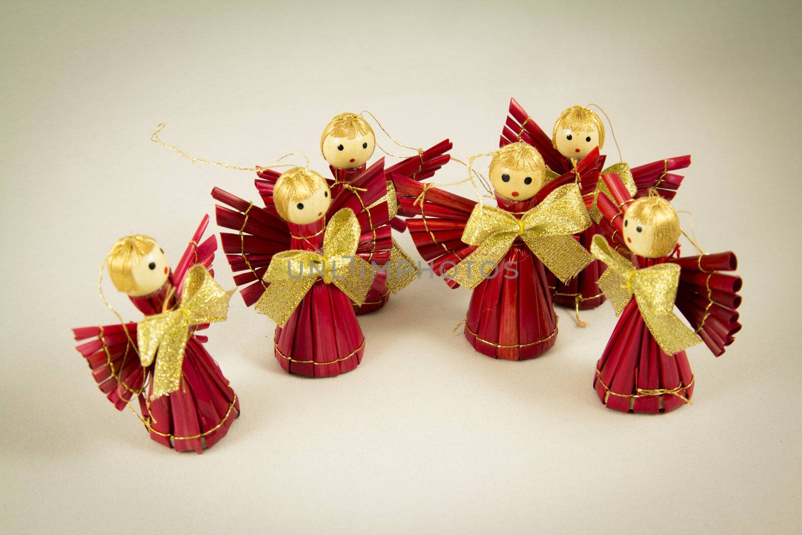 Christmas angels for a Christmas Tree.