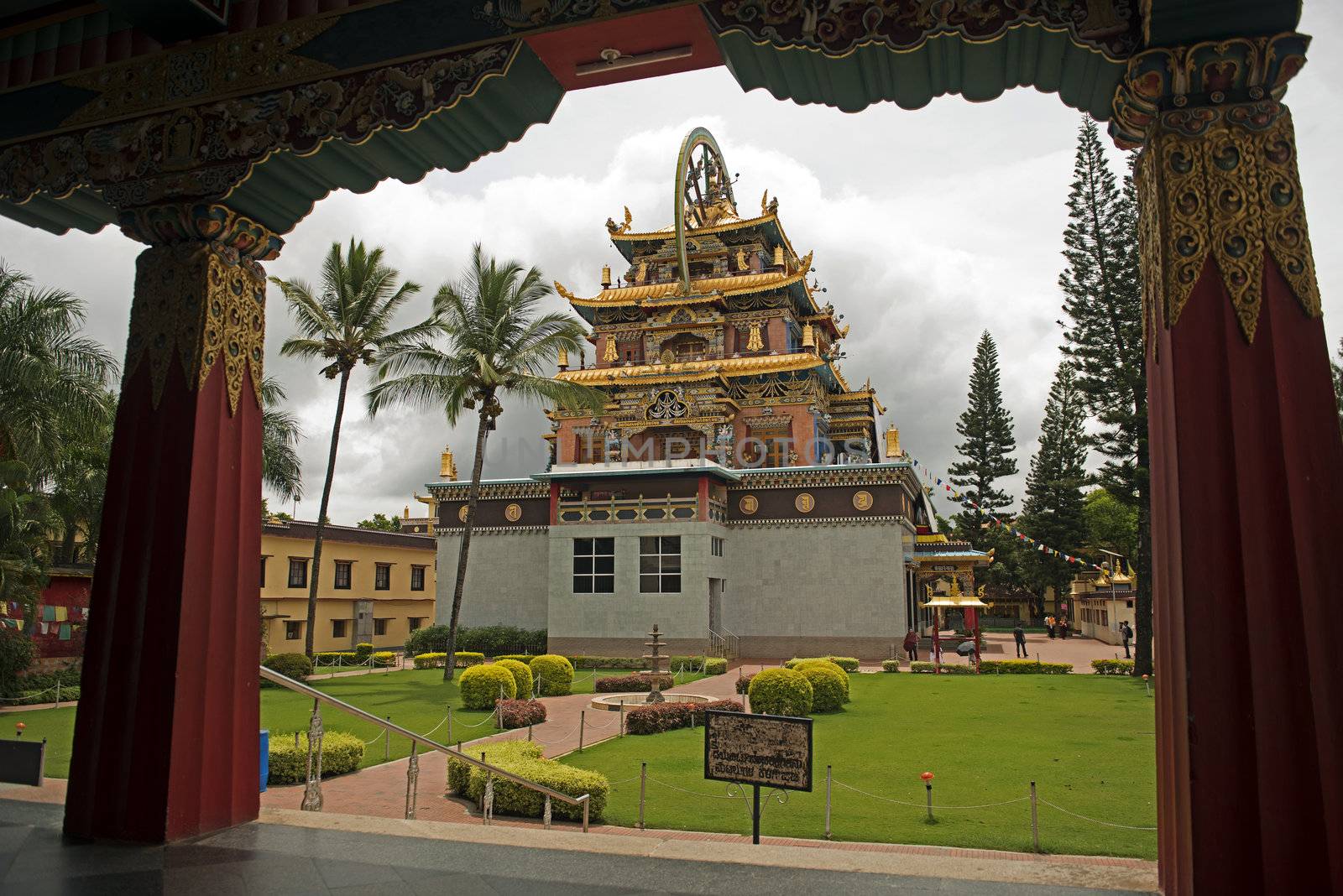 A tibetian monastry in Karnataka India