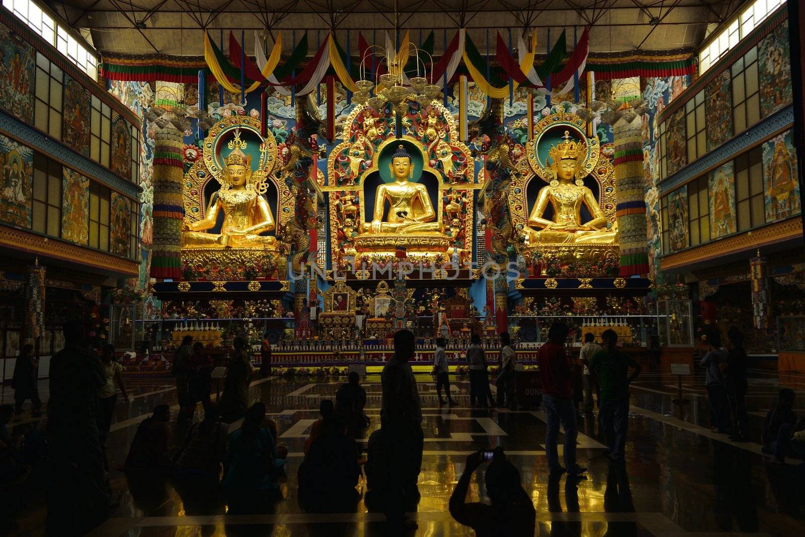 A tibetian monastry in Karnataka India