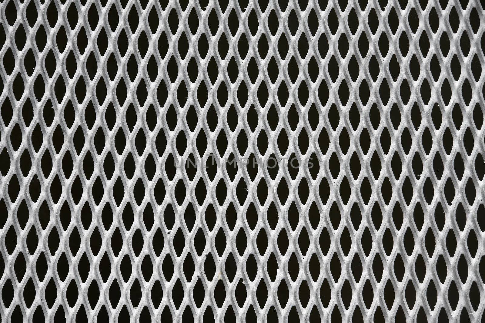 Close up of a patterned grid