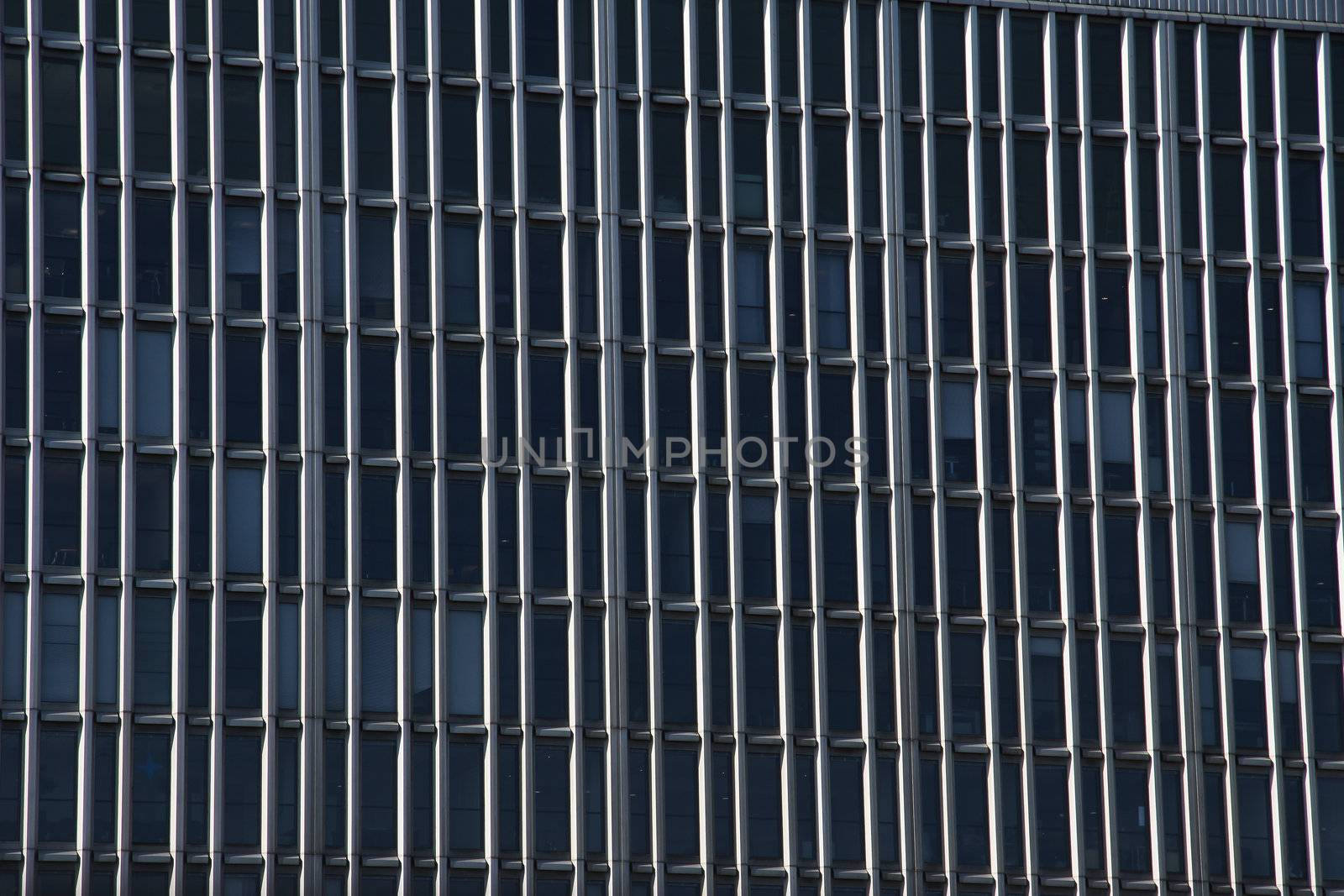 Close up of a modern office tower