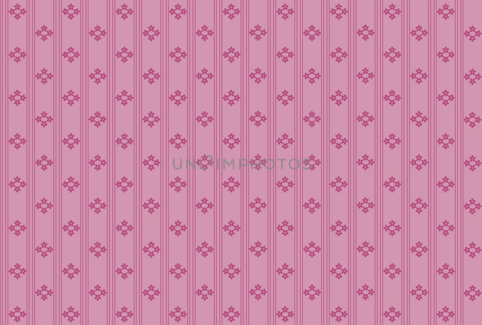 Seamless pattern with flowers on lilac background