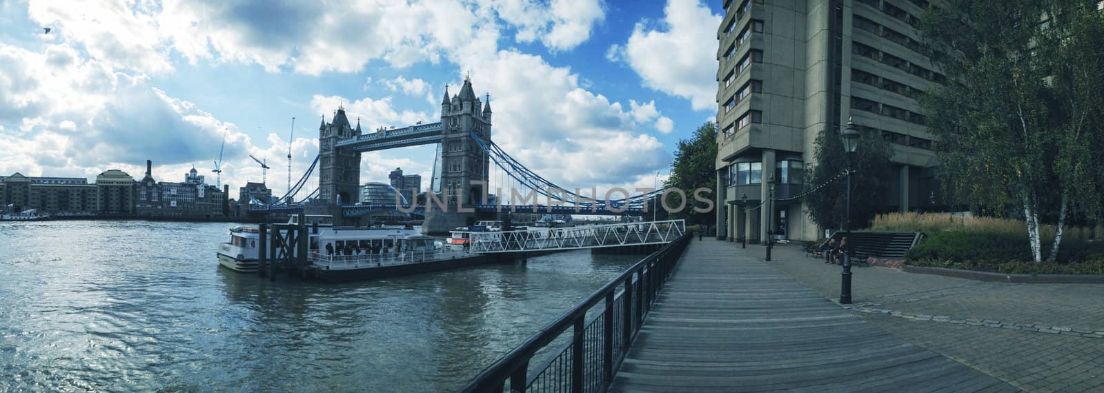 St Katharine Docks in London near Tower Bridge - UK