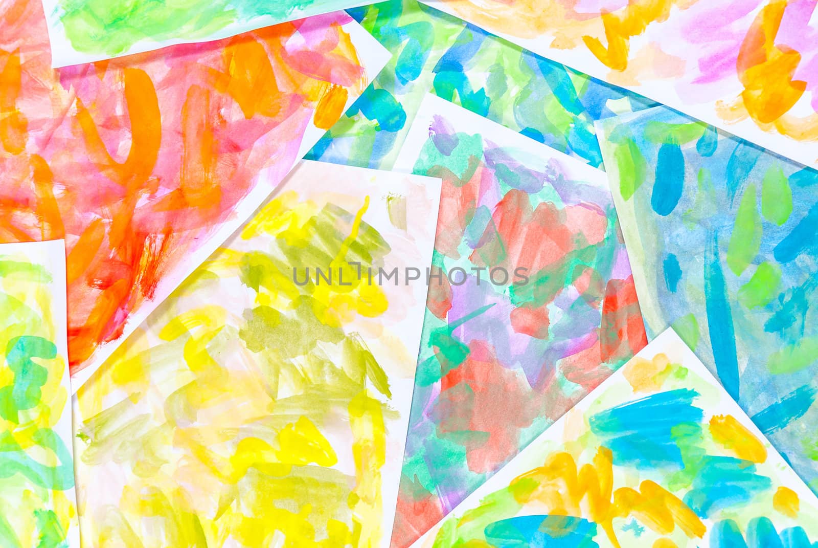 Abstract water color paints colorful background