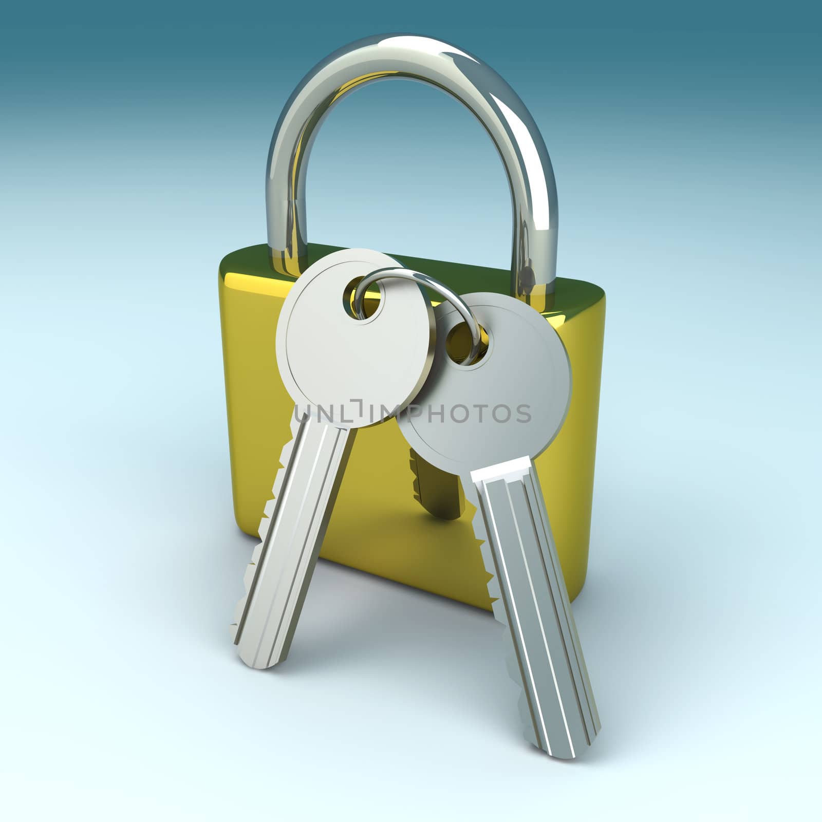 Padlock with Keys	 by Spectral