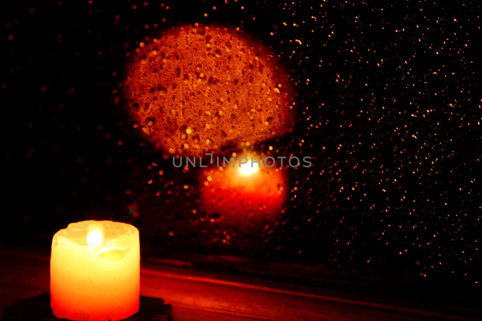 candle in the window by victorych