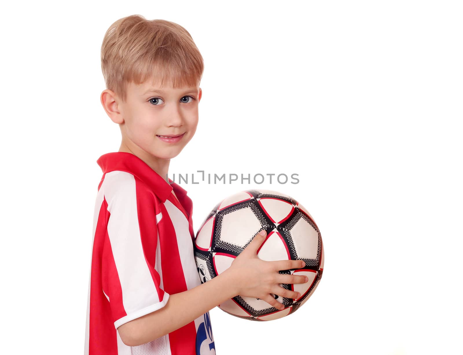 boy with football