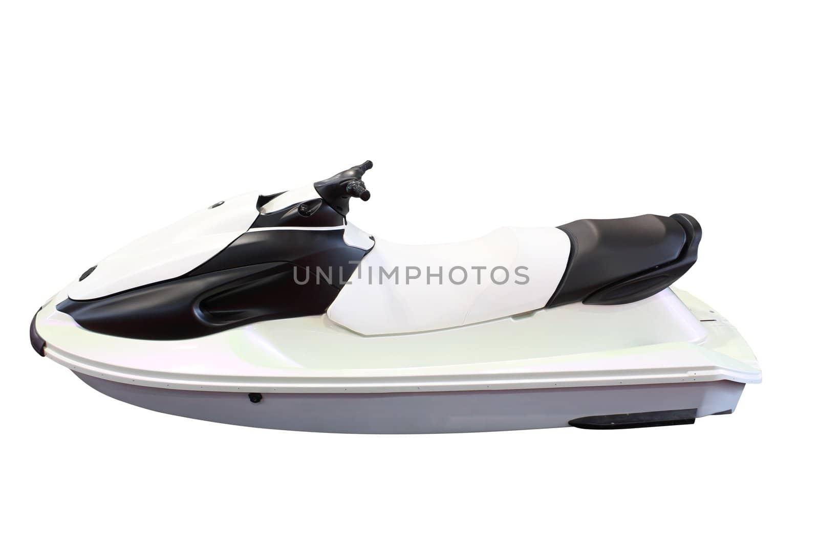 jet ski isolated on white