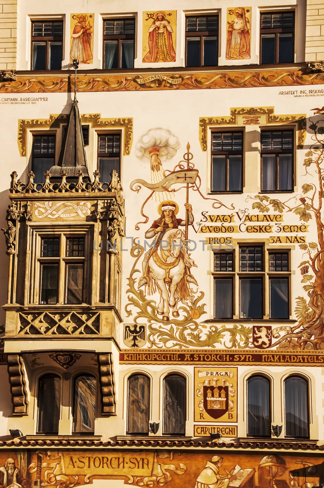 buildings at Old Town Square in Prague, Czech Republic