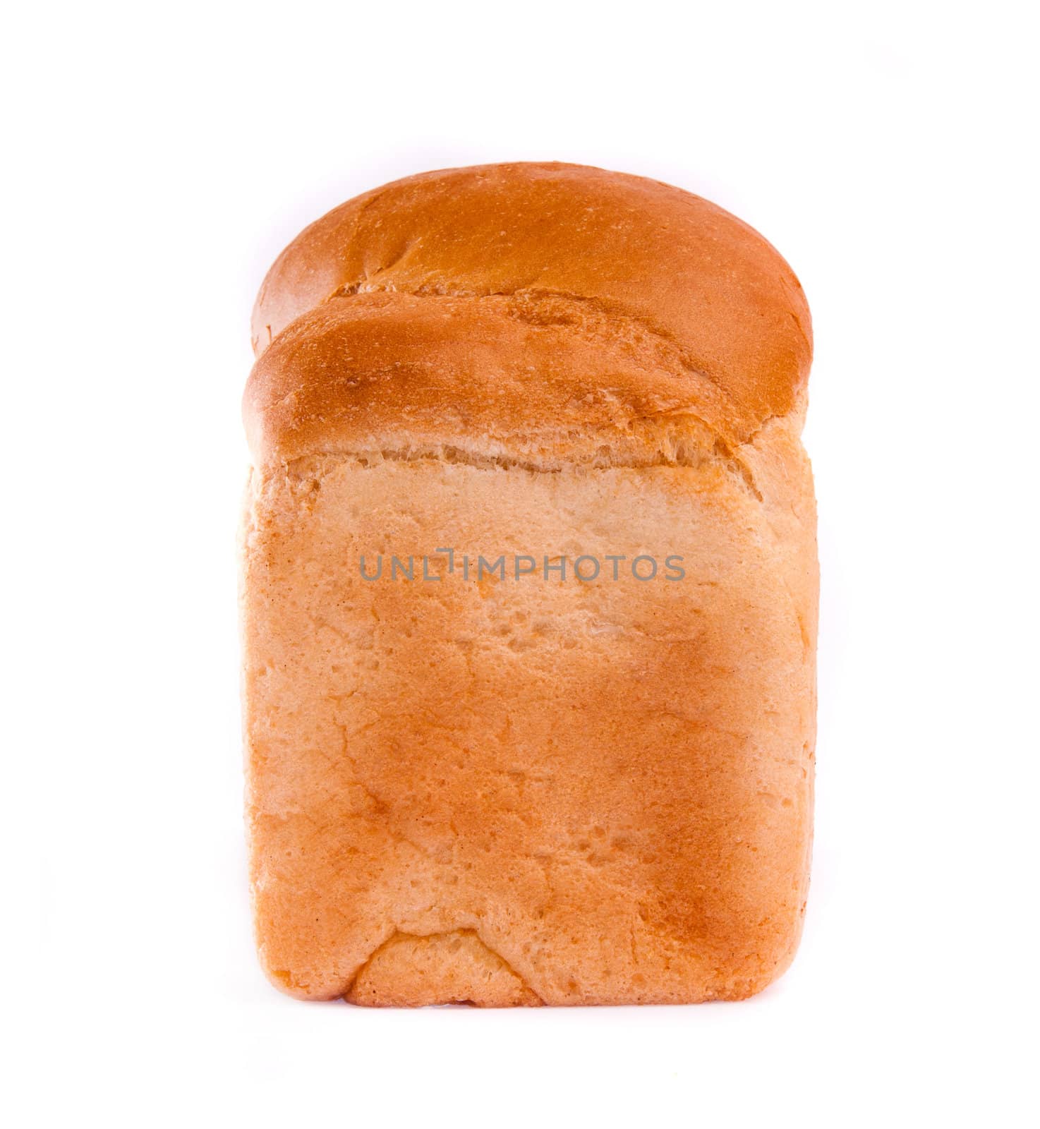 Bread isolated over  white background