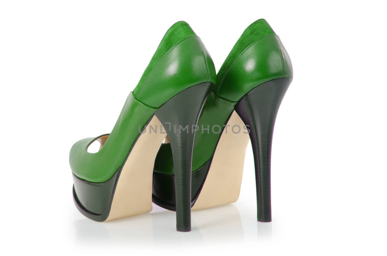 Woman shoes isolated on white