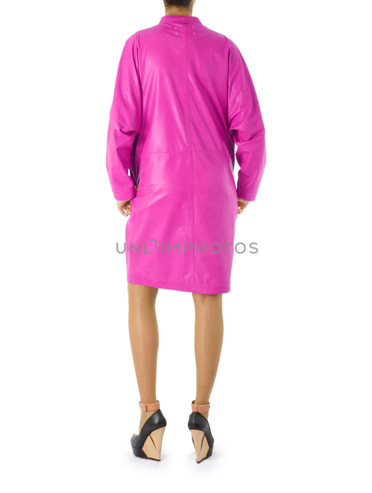 Stylish jacket isolated on model