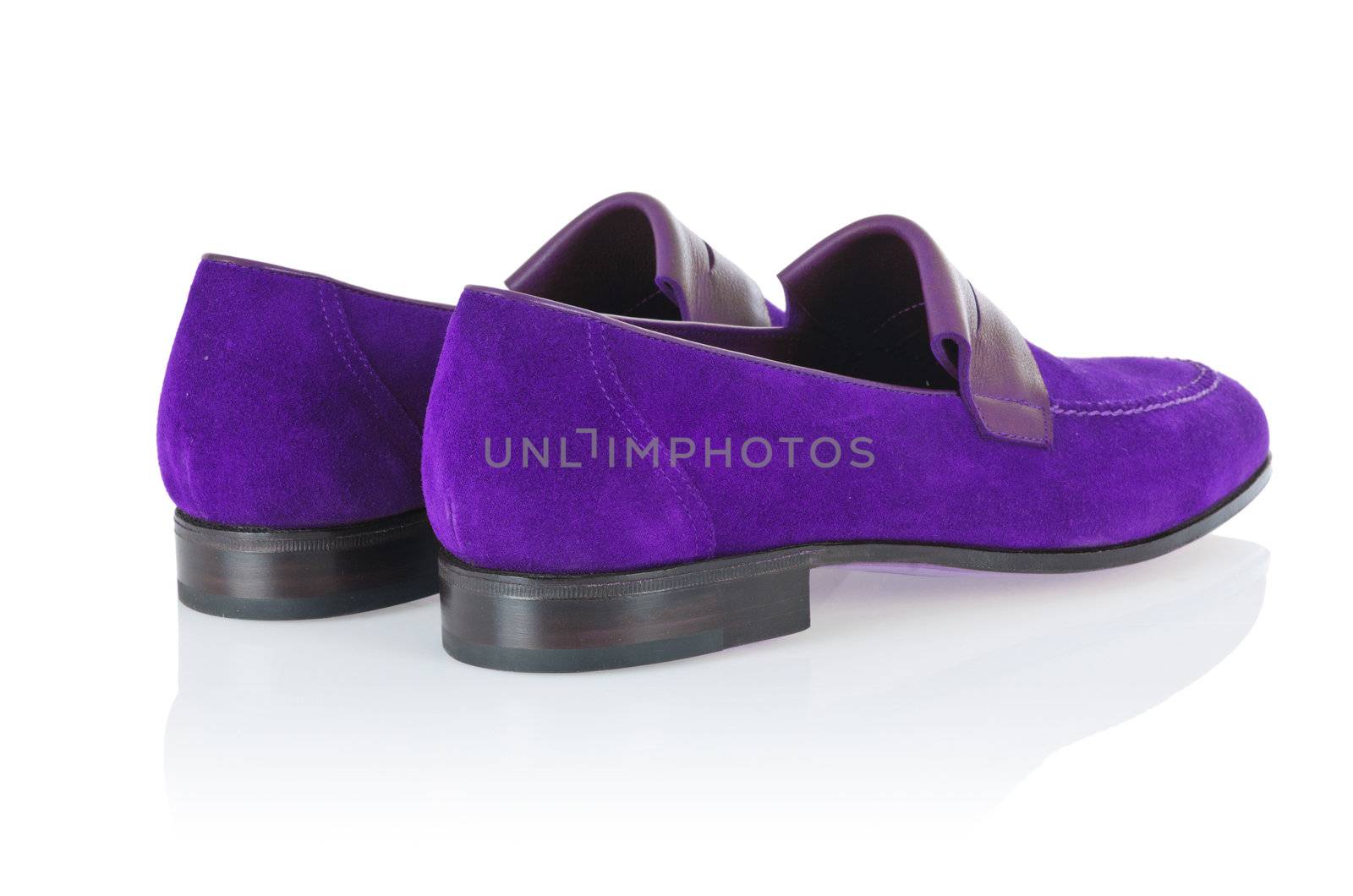 Male shoes isolated on white