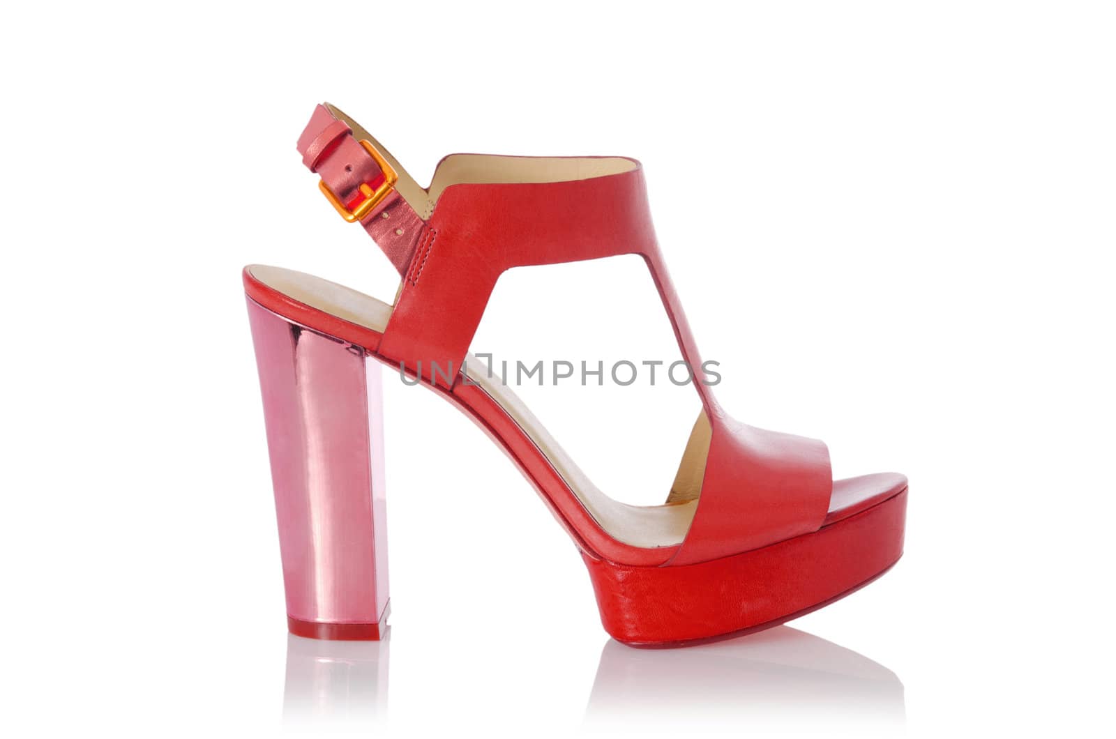 Woman shoes isolated on white