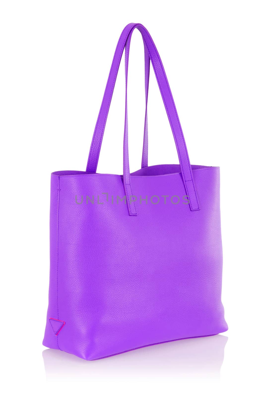 Elegant woman bag isolated on white