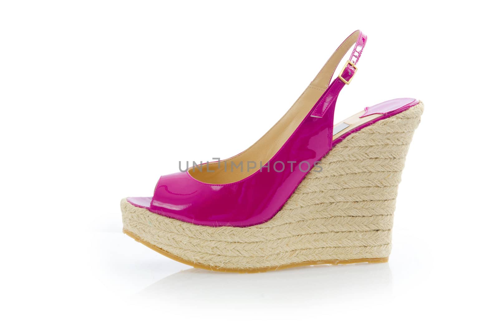 Woman shoes isolated on white