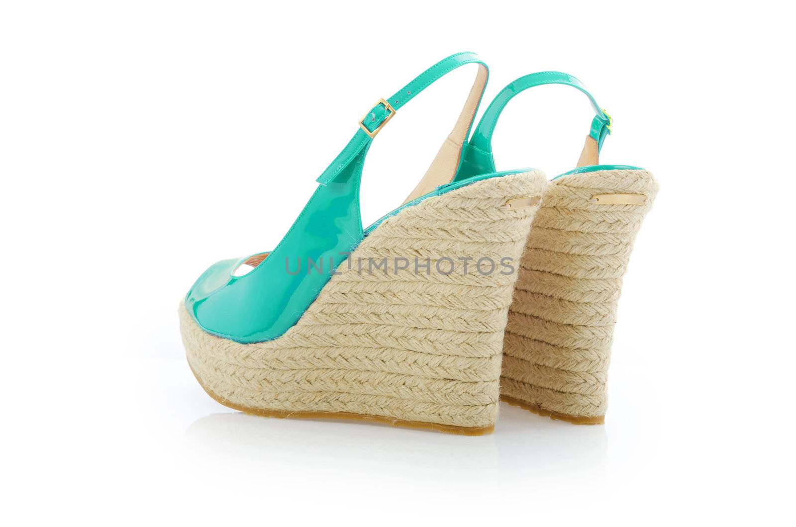 Woman shoes isolated on white