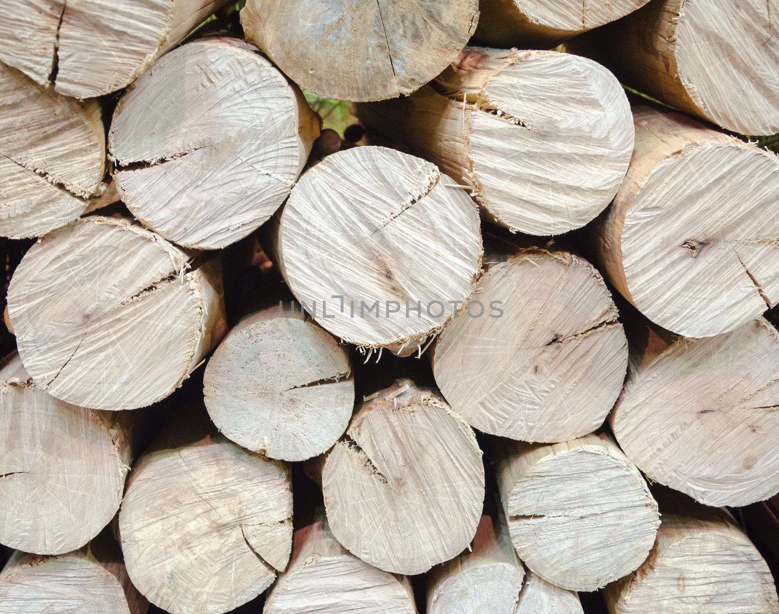close up view of pile of wood background
