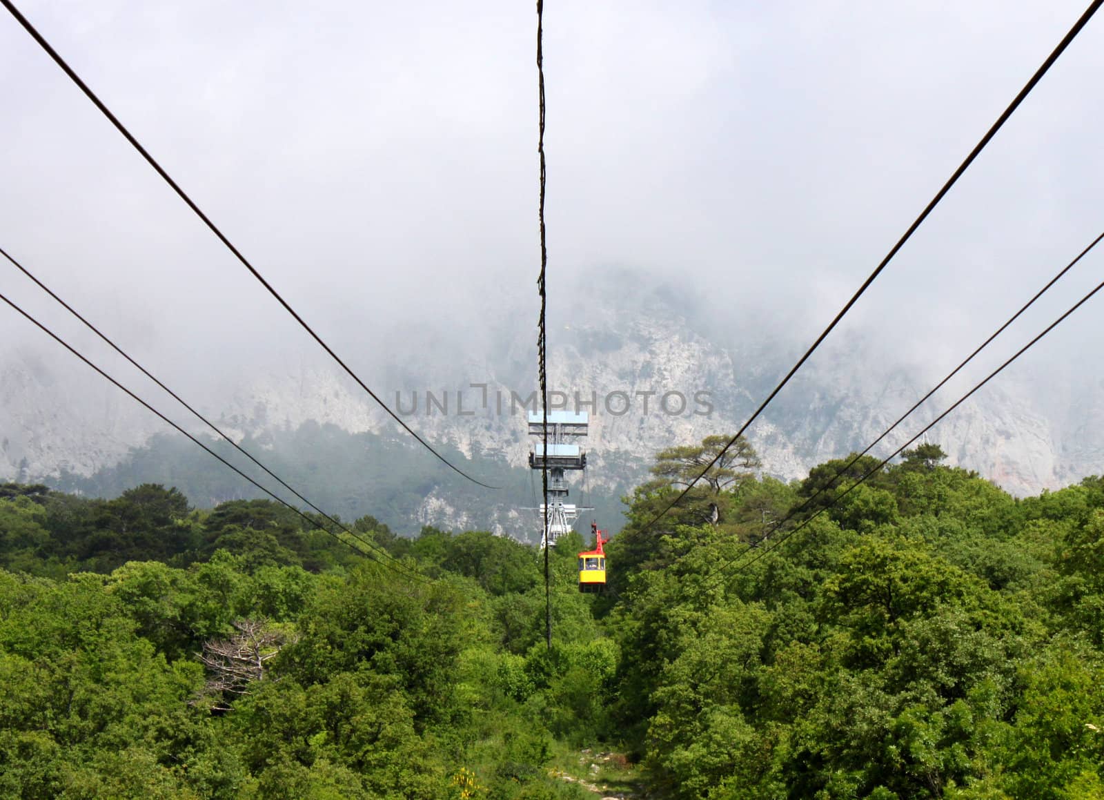 aerial ropeway cabin by romantiche