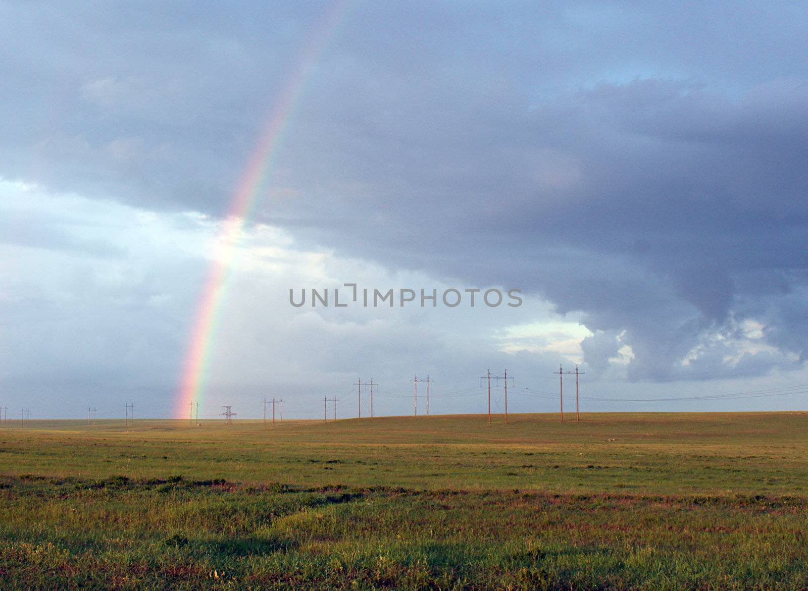 view on rainbow