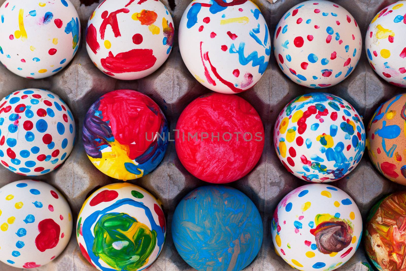 Handpainted easter eggs by annems