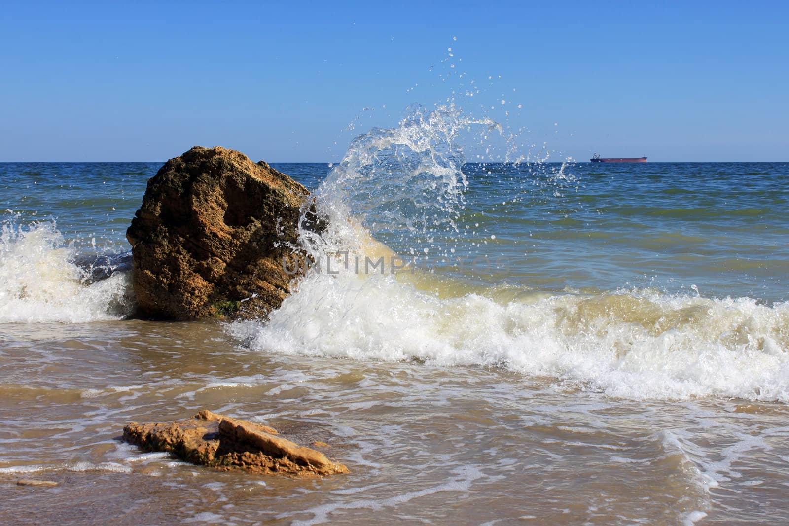 seaside at summer day