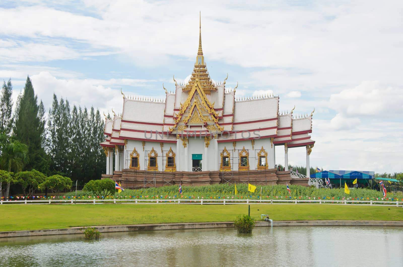 beautiful Luang Poe Toe temple,Nakorrachasima, Thailand