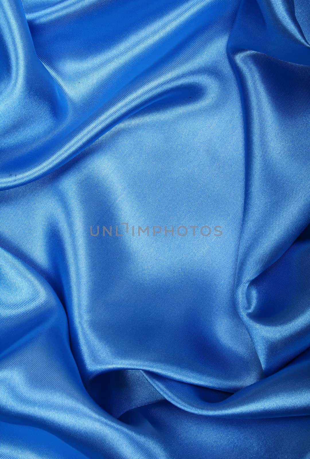 Smooth elegant blue silk can use as background 