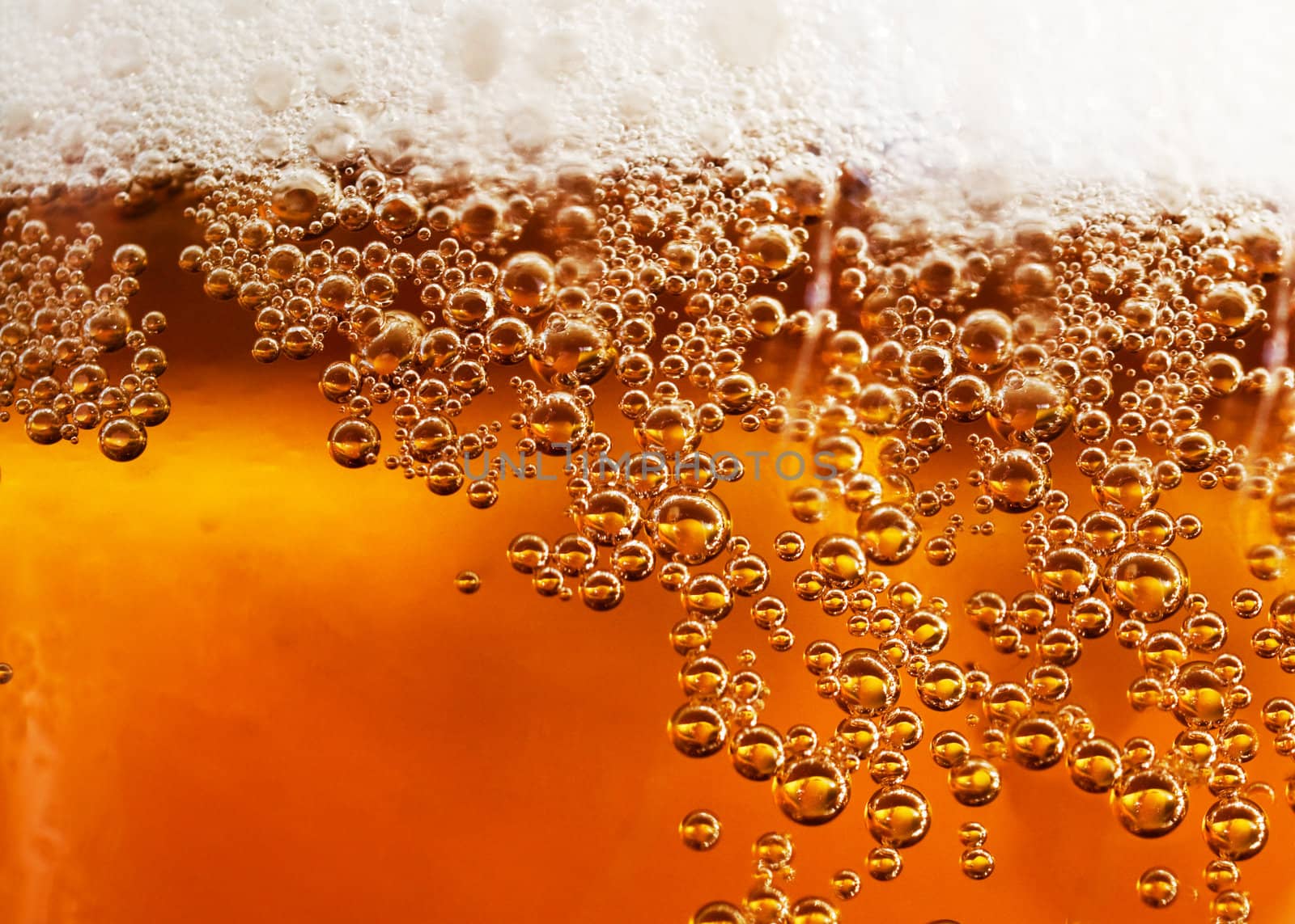 Abstract background beverage and bubbles